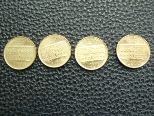 Monete 200 lire consiglio - monete,