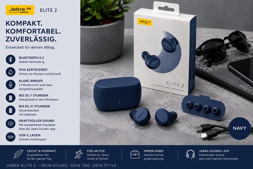 Jabra elite navy set - jabra,