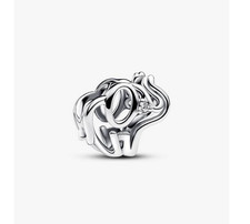 Pandora 793345c01 Charm Openwork Elefante Argento
