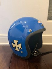 Casco BELL R-T vintage blu 7