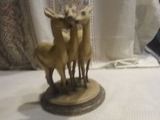 TRE CERBIATTI SCULTURA DI