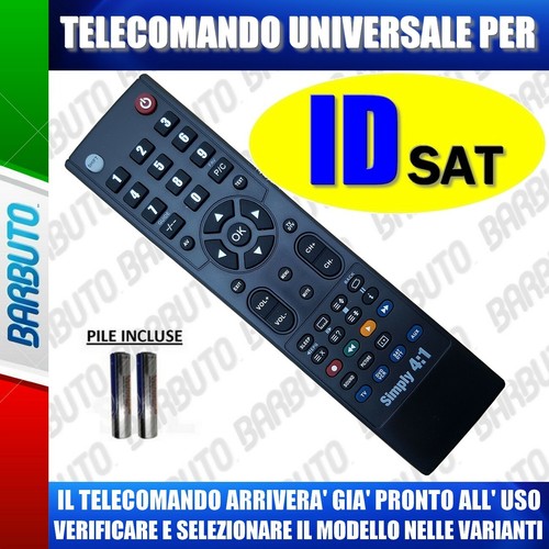 Telecomando universale sat - telecomando, id-sat