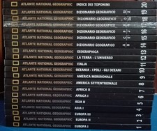 GRANDE ATLANTE NATIONAL GEOGRAPHIC 20 volumi COMPLETA dizionario geografico