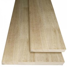 TAVOLA In LEGNO LAMELLARE MONO-STRATO - Levigato - Light Wood - Alluminio Vegeta