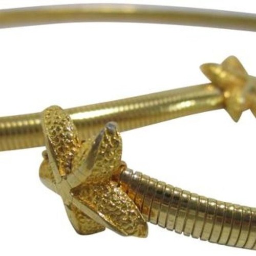 Cintura vintage oro omega link - oro,