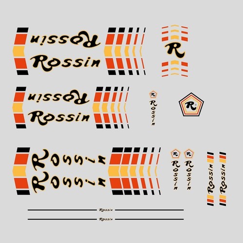 Adesivi telaio bici rossin - rossin,