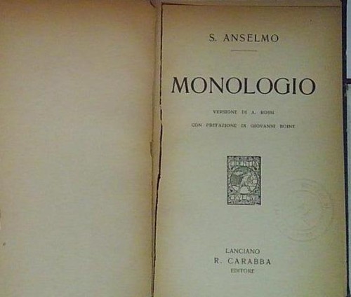 Anselmo monologio carabba - monologio,