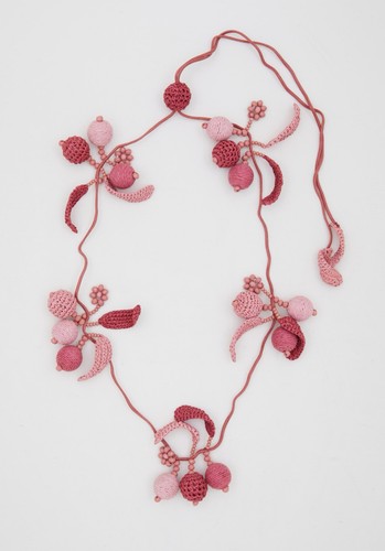 Collana lunga in rafia - 🌟,