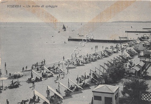 Cartolina postcard viserba - -,