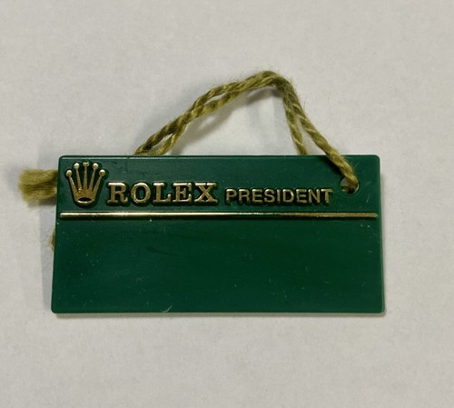 Rolex green swing hang tag - swing,