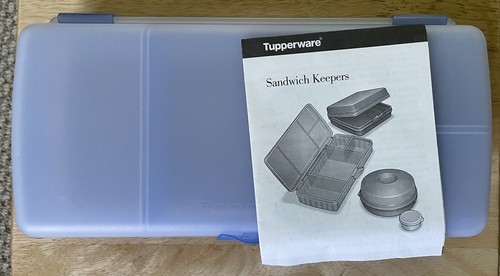 Tupperware sandwich keepers - sandwich,