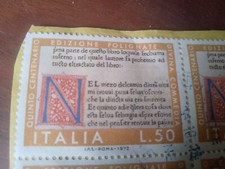 Quinto Centenario Edizione Folignate Divina Commedia - FRANCOBOLLO ITALIA L. 50