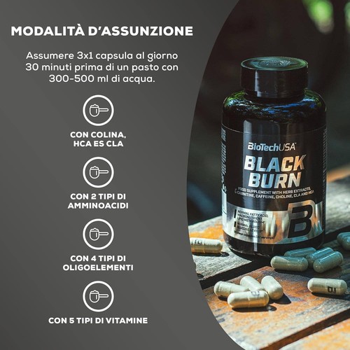 Biotech black burn - black,
