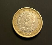 Moneta Rara 1 Euro ESPANA 2003 Spagna Errore di Conio , Moneta 2 Euro 2002 Rara