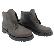 Scarpa, Scarpone in Cuoio da lavoro, campagna, caccia, trekking. testa di moro (