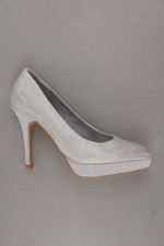 ✅ Tamaris tacchi alti per le signore taglia 37 grigio di pelle ✅