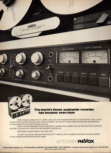 Vintage anni studer revox - vintage, 70