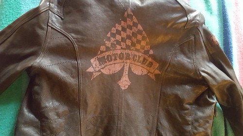 Giacca pelle norton - pelle, vintage