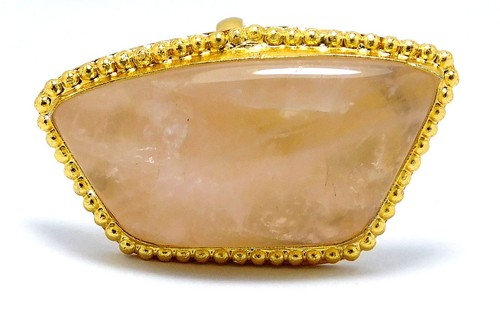 Grandi anelli quarzo rosa - anelli,