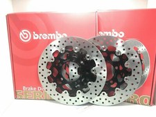 KAWASAKI ZX-6R 636 2003 2004 COPPIA DISCHI FRENO ANTERIORI SERIE ORO BREMBO