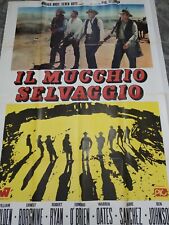 IL MUCCHIO SELVAGGIO - Poster Film Originale Prima Edizione Italiana 1969 4F