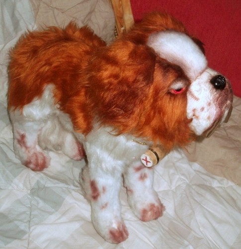 Peluche pupi pertegato - peluche,