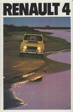 Renault 4 Estate TL GTL 1979-80 Brochure vendita originale OLANDESE