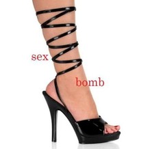 SEXY sandali neri intrecciati