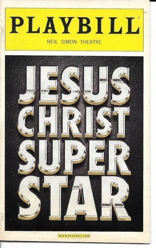 Playbill jesus christ - playbill, "jesus
