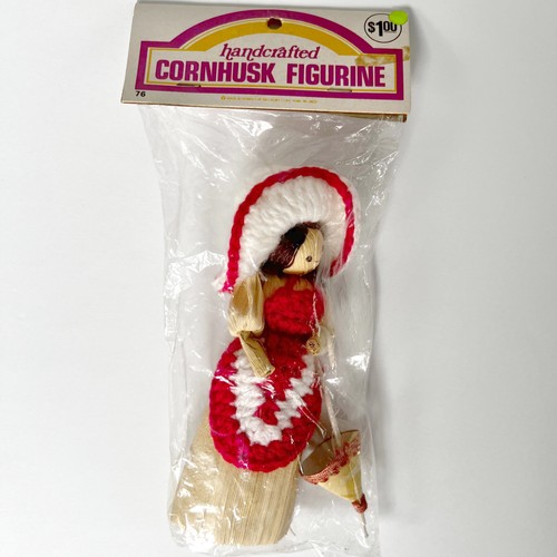 Statuina bambola corn husk - statuina,