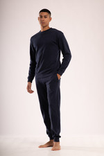 PIGIAMA UOMO IN CALDO COTONE GIROCOLLO