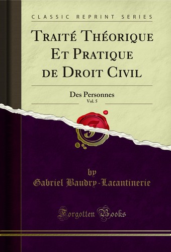 Traité théorique pratique - traité,