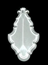 Pendente placca cristallo di