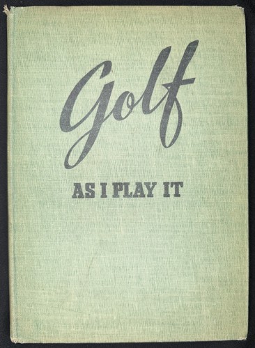 Golf play 1940 hc - golf, as