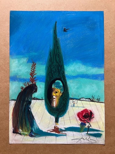 Salvador dali drawing paper - dali, on