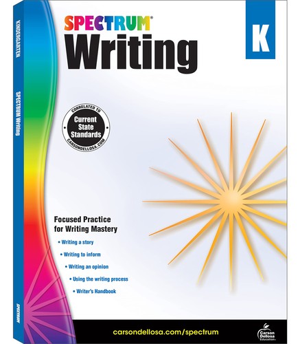 Spectrum kindergarten writing - spectrum,