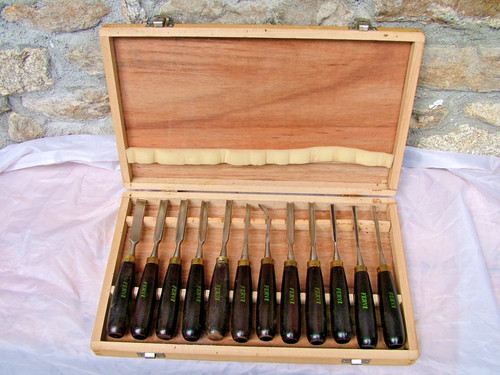 Sgorbie per legno pezzi set - legno, 12