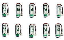 10 BATTERIE PILA LITIO SAFT LS14500 3,6V 2,6Ah COMPATIBILE ALLARMI TECNOALARM 