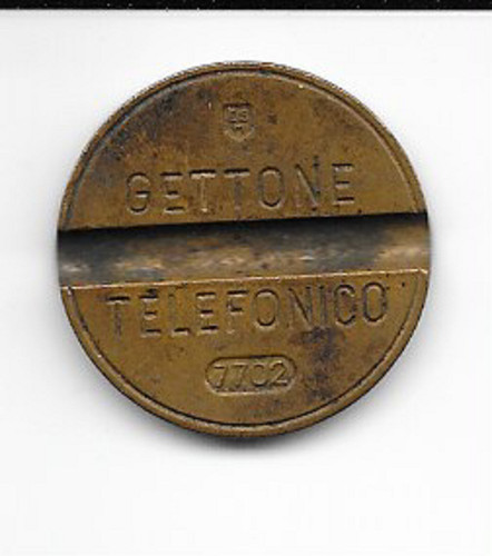 7702 gettone telefonico - gettone,