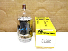 UN TUBO VAC VINTAGE PHILIPS/ECG/SYLVANIA 6JS6C NOS/NUOVO CON SCATOLA