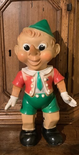 Pupazzo gomma pinocchio - pupazzo,