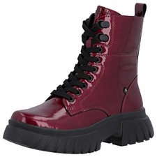 Rieker W1870 Boots Donna In Pelle Stivaletti Stivali Stivali Invernali