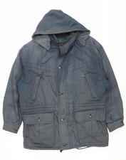 Cappotto parka uomo blu