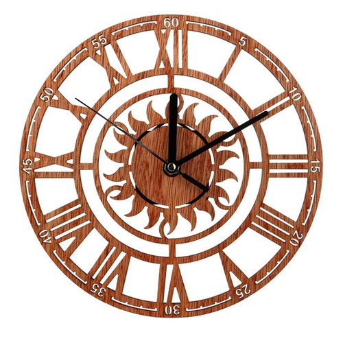 Orologio legno con - orologio,