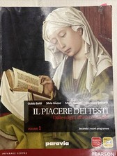 Il Piacere dei Testi, dalle origini all'età comunale Vol.1 Pearson Paravia