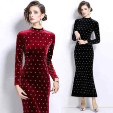 Vestito Abito Elegante Lungo