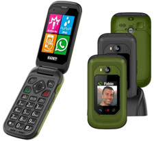 Telefono cellulare per anziani 4G a conchiglia Android telefonino sordi Whatsapp