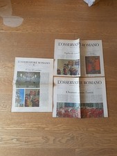 OSSERVATORE ROMANO 3 Numeri