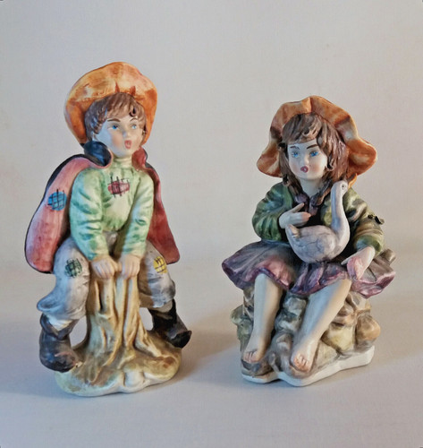 Coppia statuine vintage - vintage, in