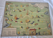 F968_ GIOCO DELL'OCA FILATURA DI TOLLEGNO LANA DUBIED Anni 40 circa